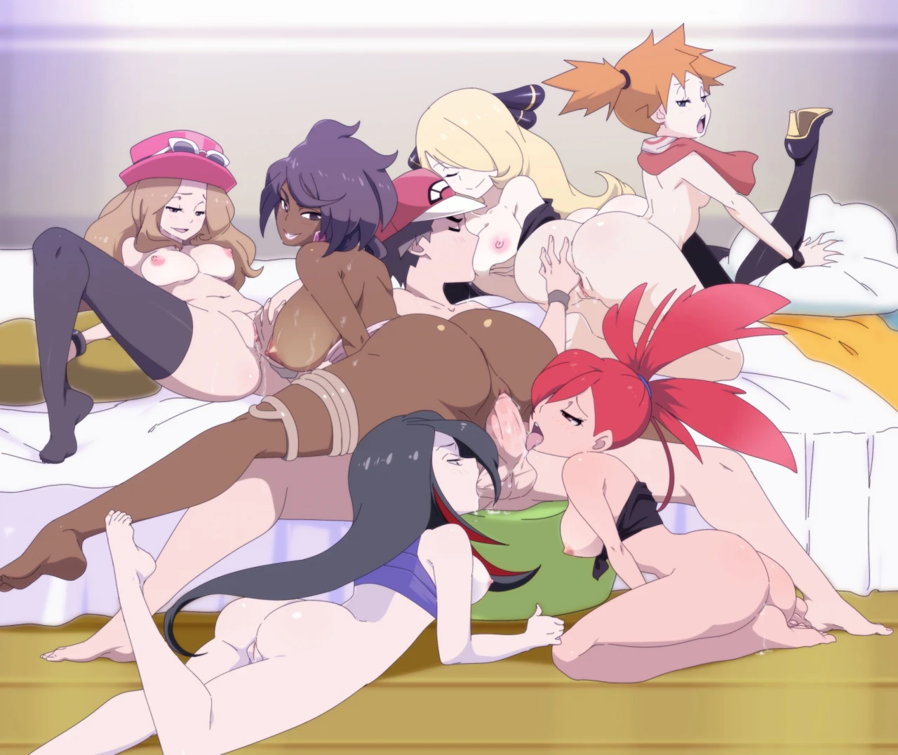azami-pokemoncynthia-pokemonflannerykasumi-pokemonolivia-pokemonred-pokemonserena-pokemon