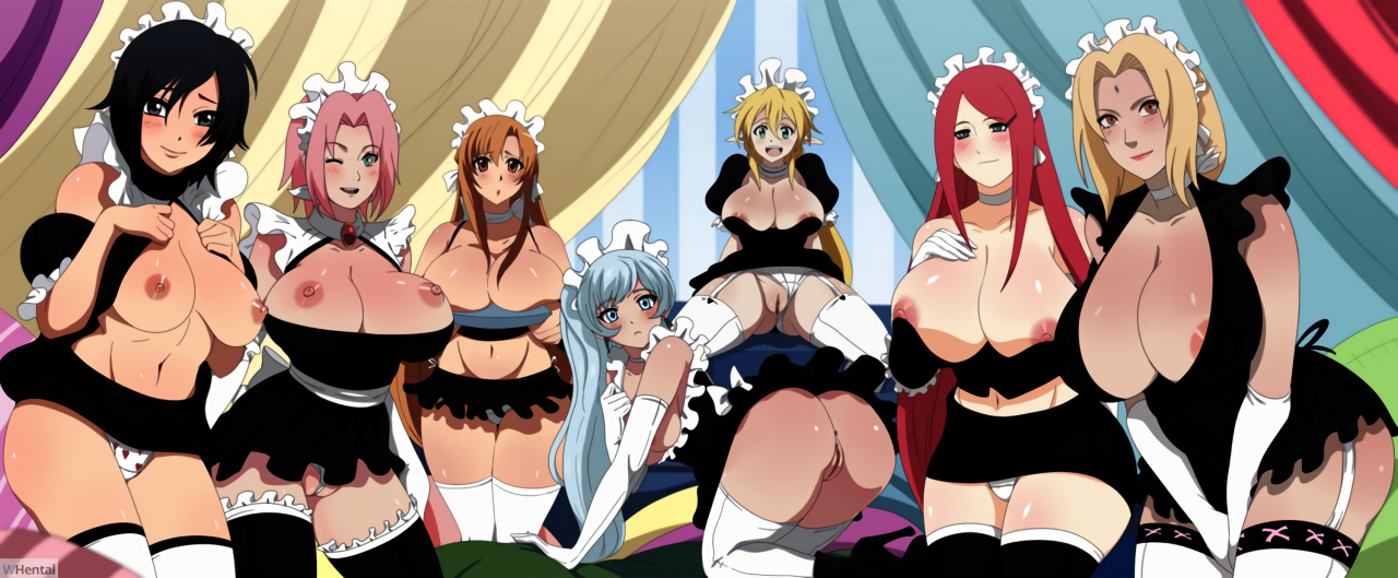kirigaya-suguhaleafaruby-rosesakura-harunotsunadeuzumaki-kushinaweiss-schneeyuuki-asuna