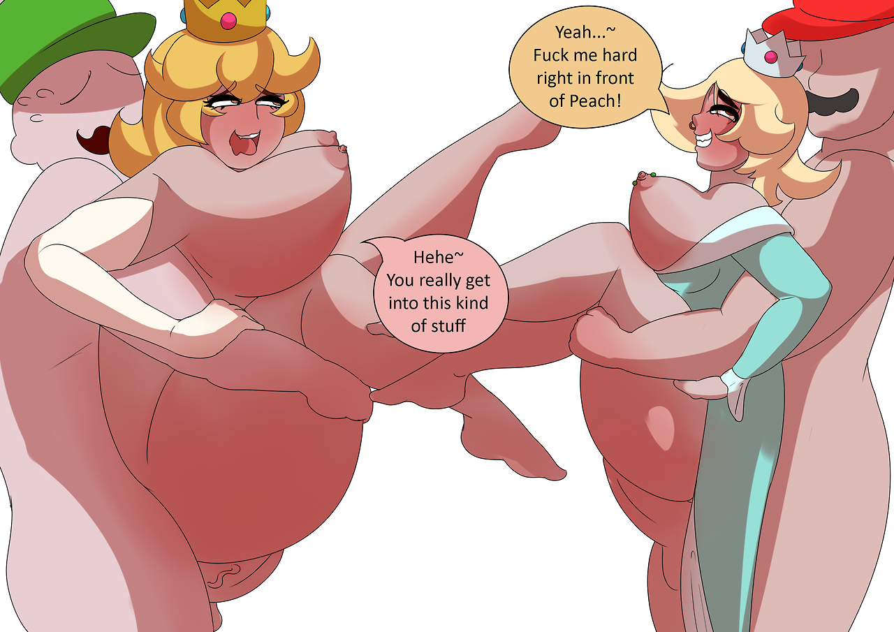 cosplay-girl-dedaloluigimariomaudeline-dedaloprincess-peachprincess-rosalina