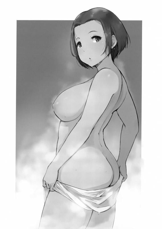 (C96) [Arakureta Monotachi (Arakure)] Ojisan to Yuku Hitoduma Higaeri Konyoku Rotenburo_35