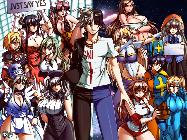 jadenkaibaalicia (granblue fantasy)+christa renz+chun-li+doma umaru+female admiral (kantai collection)+haruna (kantai collection)+iowa (kantai collection)+iroha (samurai spirits)+k