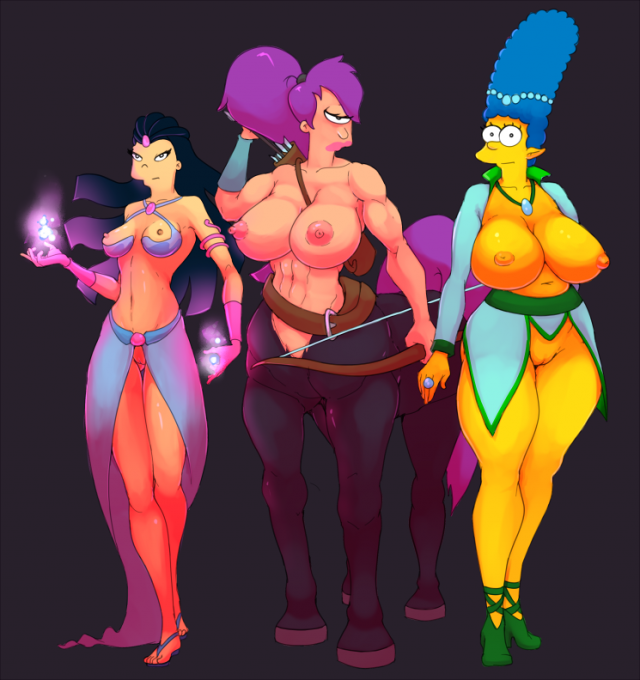 pbrownamy wong+centaur+marge simpson+turanga leelabaa90f370fdfc1b707ffbb29e4246296