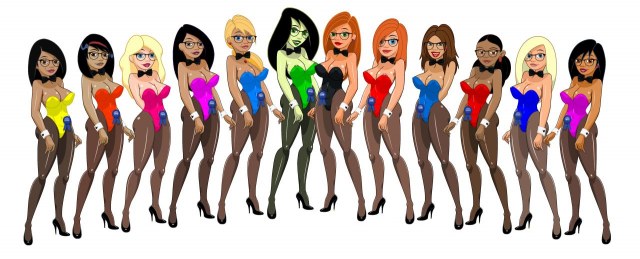 fnbmanann possible+bonnie rockwaller+hope (kim possible)+jessica (kim possible)+kimberly ann possible+marcella (kim possible)+monique+shego+tara (kim possible)+vivian porter+yori+z