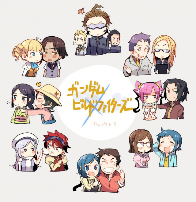 taneda yuutaaila jyrkiainen+baker (gundam bf)+chairman mashita+iori rinko+iori sei+iori takeshi+kirara (gundam bf)+kousaka china+mihoshi (gundam bf)+misaki (gundam bf)+nils nielsen