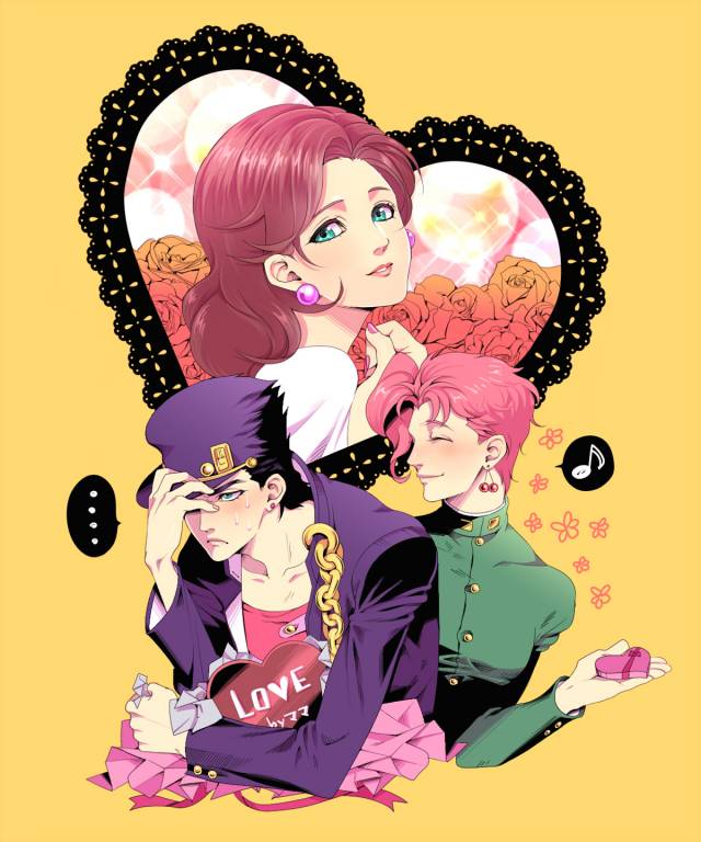 kakyouin noriaki+kuujou holly+kuujou joutarou