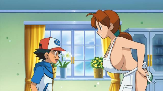 ash ketchum+delia ketchum+satoshi (pokemon)