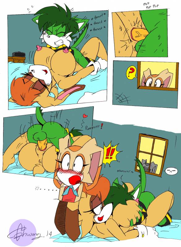 cream the rabbit+fan character+vanilla the rabbit