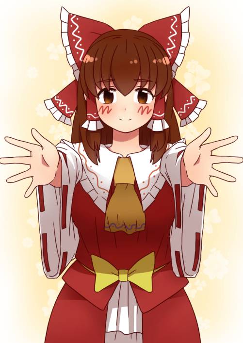 hakurei reimu+kanna (cookie)