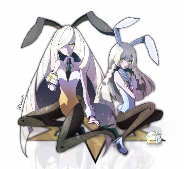 lillie (pokemon)+lusamine (pokemon)