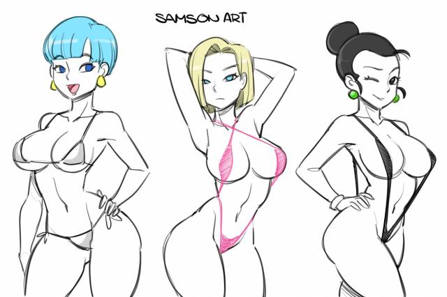 android 18+bulma briefs+chichi