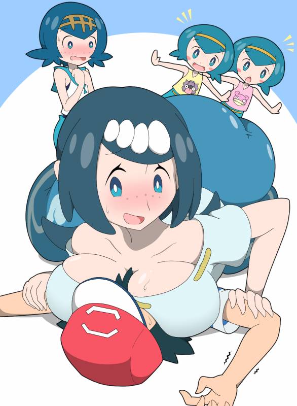 hou (pokemon)+satoshi (pokemon)+sui (pokemon)+suiren's mother (pokemon)+suiren (pokemon)