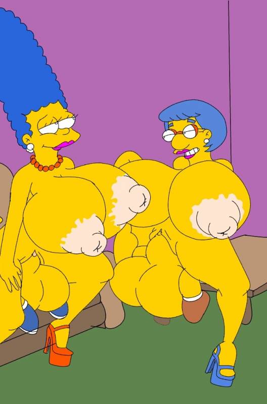 luann van houten+marge simpson