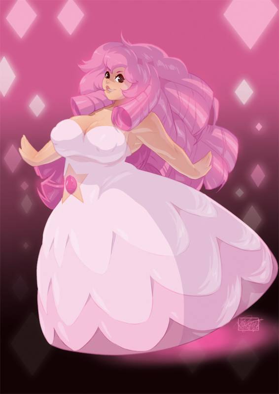 rose quartz (steven universe)+rose quartz universe