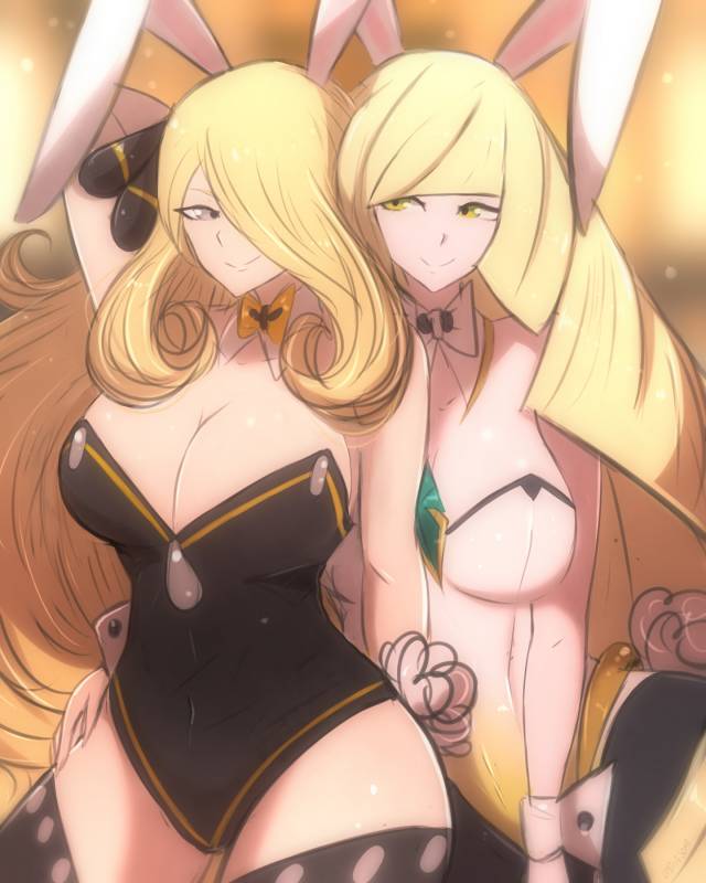 cynthia (pokemon)+lusamine (pokemon)