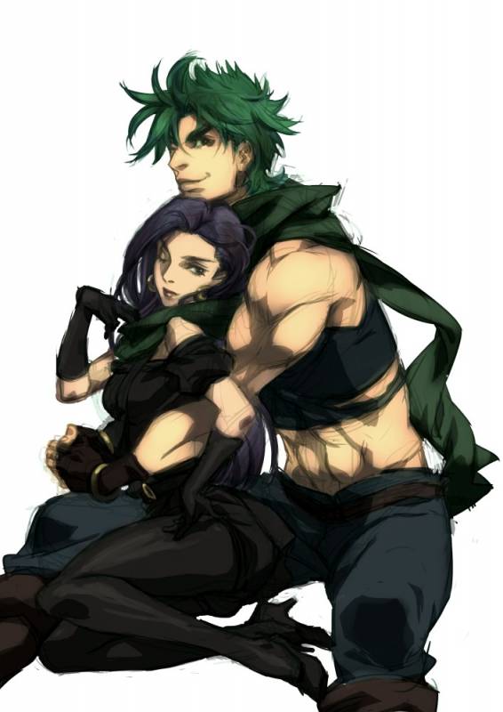 joseph joestar (young)+lisa lisa