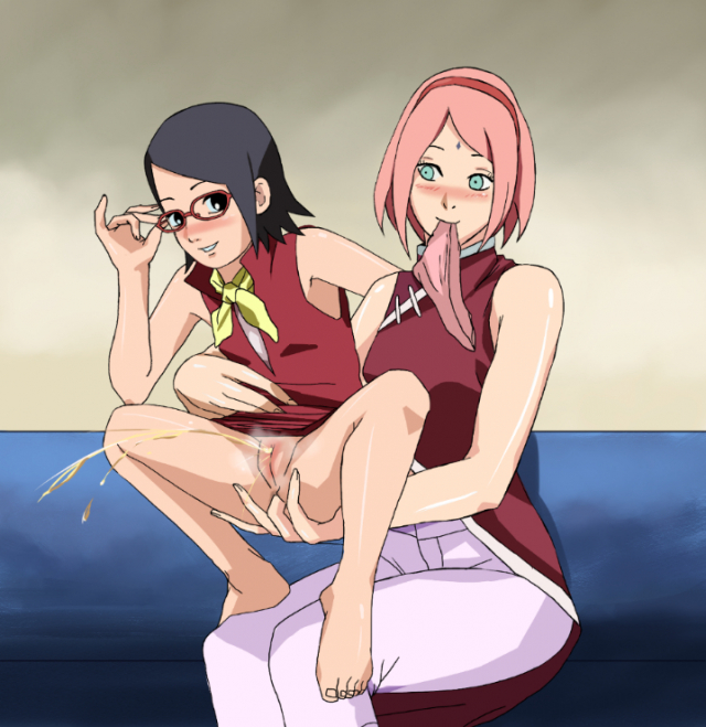 sakura haruno+sarada uchiha