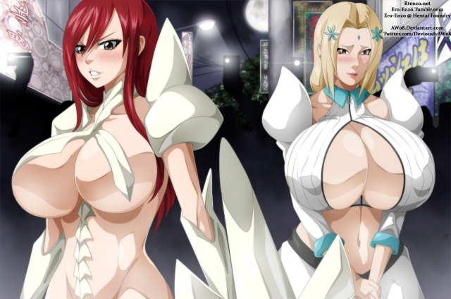 arrancar+erza scarlet+inoue orihime+tia harribel+tsunade