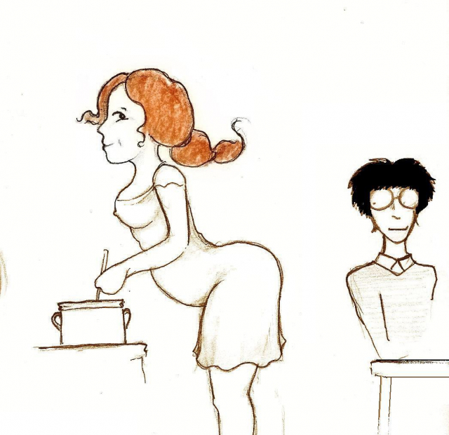 harry james potter+molly weasley