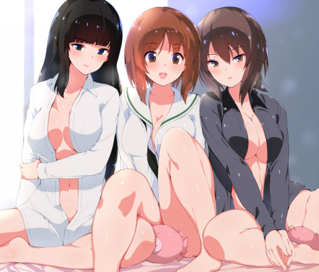 nishizumi maho+nishizumi miho+nishizumi shiho