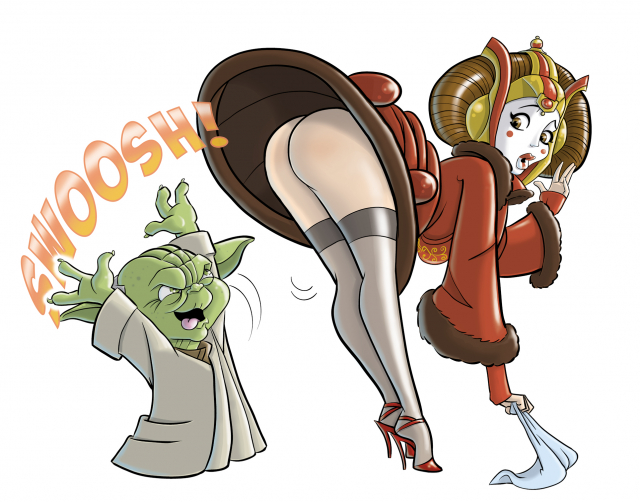 padme amidala+yoda