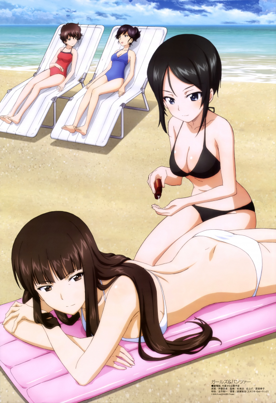 akiyama yoshiko+chouno ami+isuzu yuri+nishizumi shiho