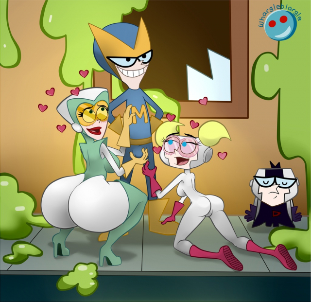 dee dee (dexter's laboratory)+dexter+dexter's mom+mandark