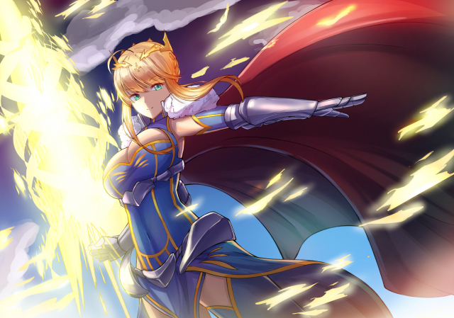 artoria pendragon (all)+artoria pendragon (lancer)