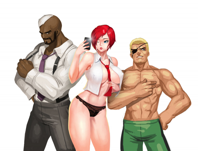 ramon (kof)+seth (kof)+vanessa (king of fighters)