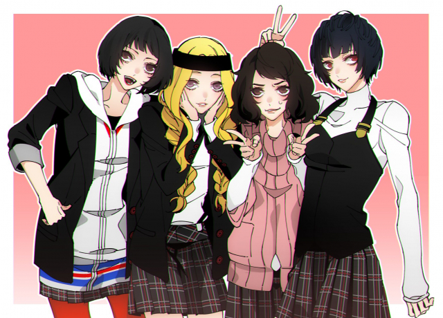 kawakami sadayo+mifune chihaya+niijima makoto+ohya ichiko+okumura haru+takamaki anne+takemi tae