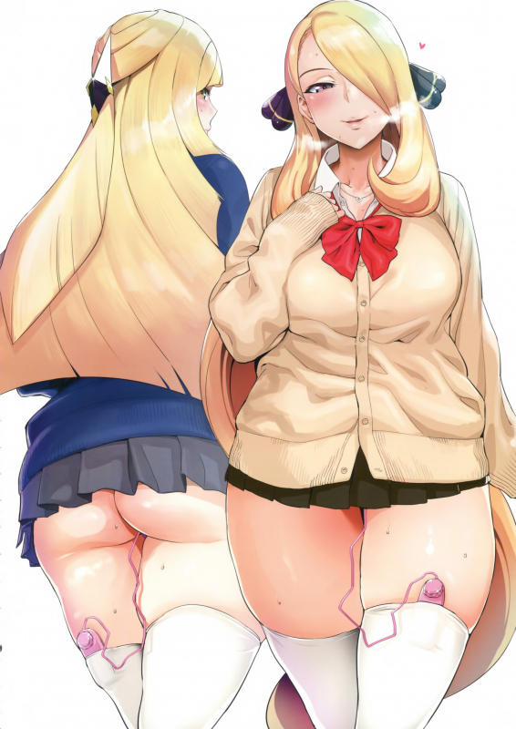 cynthia (pokemon)+lusamine (pokemon)