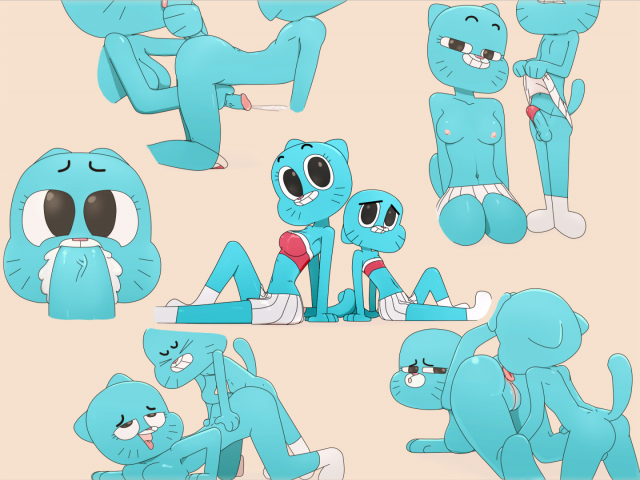 gumball watterson+nicole watterson