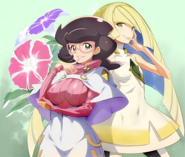 lusamine (pokemon)+wicke (pokemon)