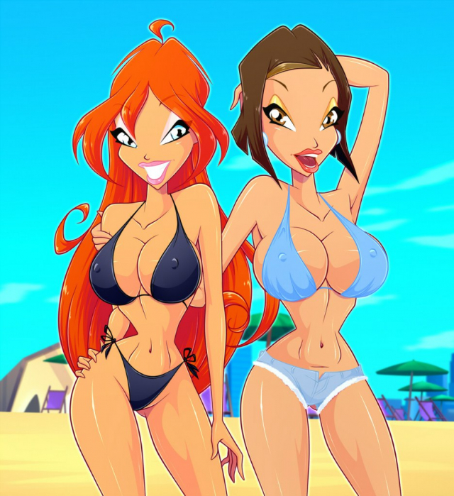 bloom (winx club)+vanessa+vanessa (winx club)